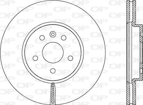 Open Parts BDA2716.20 - Disque de frein cwaw.fr