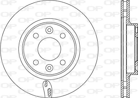 Open Parts BDA2717.20 - Disque de frein cwaw.fr