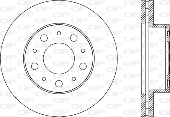 Open Parts BDA2786.20 - Disque de frein cwaw.fr