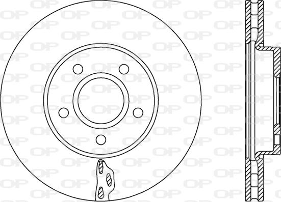 Open Parts BDA2739.20 - Disque de frein cwaw.fr