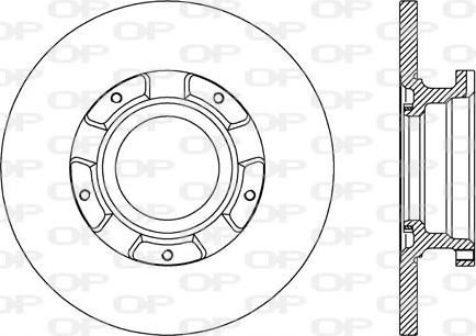 Open Parts BDA2735.10 - Disque de frein cwaw.fr