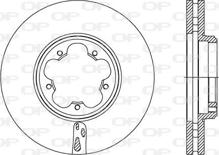 Open Parts BDA2738.20 - Disque de frein cwaw.fr