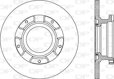 Open Parts BDA2737.10 - Disque de frein cwaw.fr