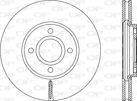 Open Parts BDA2777.20 - Disque de frein cwaw.fr