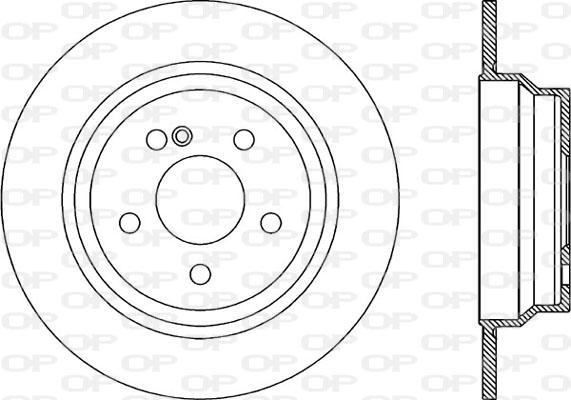 Open Parts BDR1995.10 - Disque de frein cwaw.fr