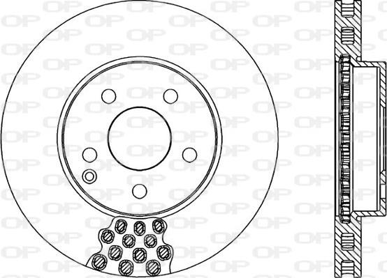 Open Parts BDR1998.20 - Disque de frein cwaw.fr