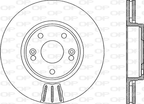 Open Parts BDR1958.20 - Disque de frein cwaw.fr