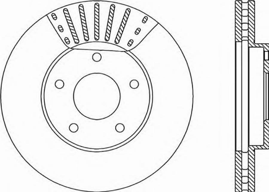 Open Parts BDR1986.20 - Disque de frein cwaw.fr