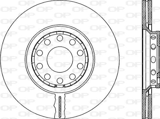 Open Parts BDR1924.20 - Disque de frein cwaw.fr