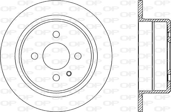 Open Parts BDR1928.10 - Disque de frein cwaw.fr