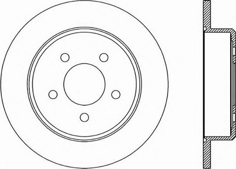 Open Parts BDR197210 - Disque de frein cwaw.fr