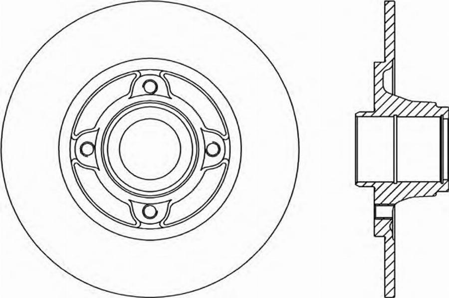 Open Parts BDR1461.10 - Disque de frein cwaw.fr