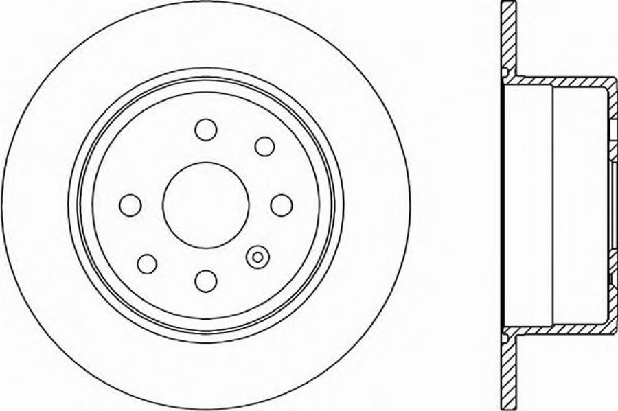 Open Parts BDR1414.10 - Disque de frein cwaw.fr