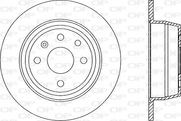 Open Parts BDR1416.10 - Disque de frein cwaw.fr