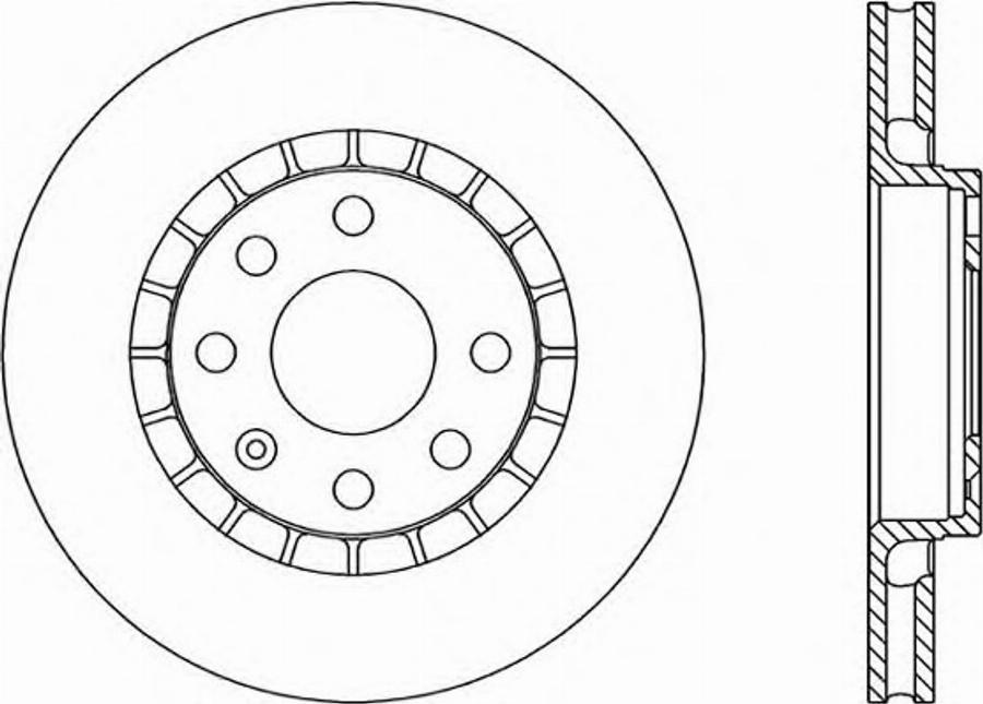 Open Parts BDR1412.20 - Disque de frein cwaw.fr