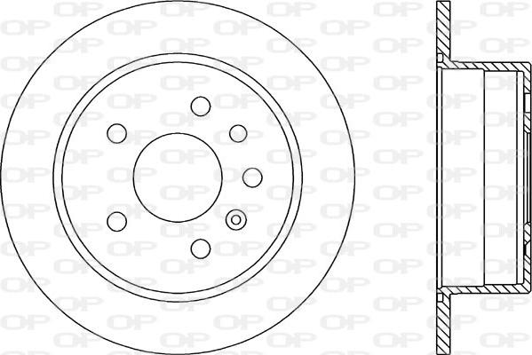 Open Parts BDR1421.10 - Disque de frein cwaw.fr