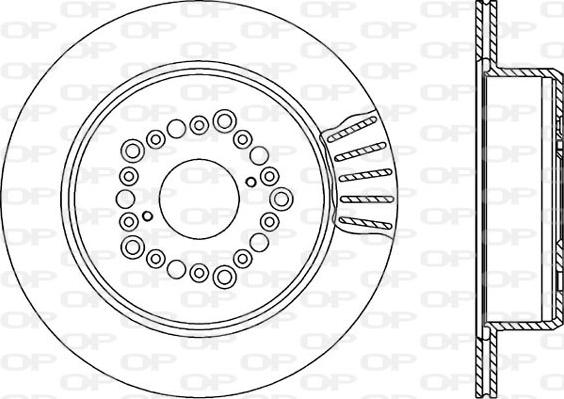 Open Parts BDR1568.20 - Disque de frein cwaw.fr