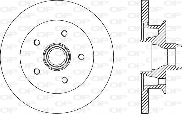 Open Parts BDR1581.10 - Disque de frein cwaw.fr