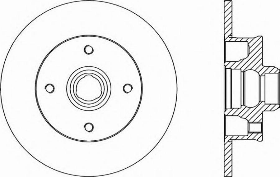 Open Parts BDR1583.10 - Disque de frein cwaw.fr