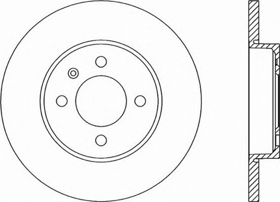 Open Parts BDR1582.10 - Disque de frein cwaw.fr