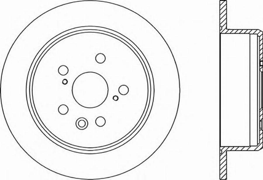 Open Parts BDR1535.10 - Disque de frein cwaw.fr