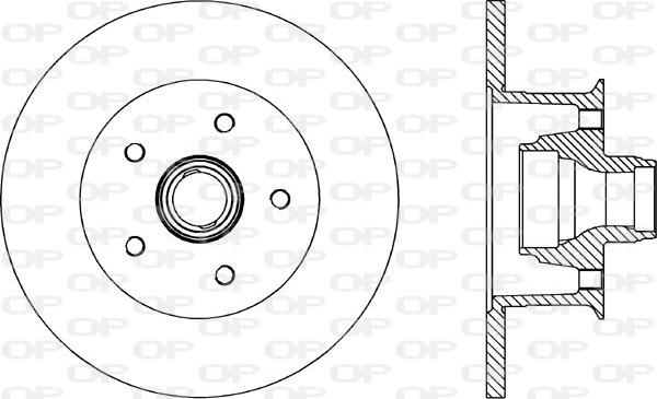 Open Parts BDR1576.10 - Disque de frein cwaw.fr