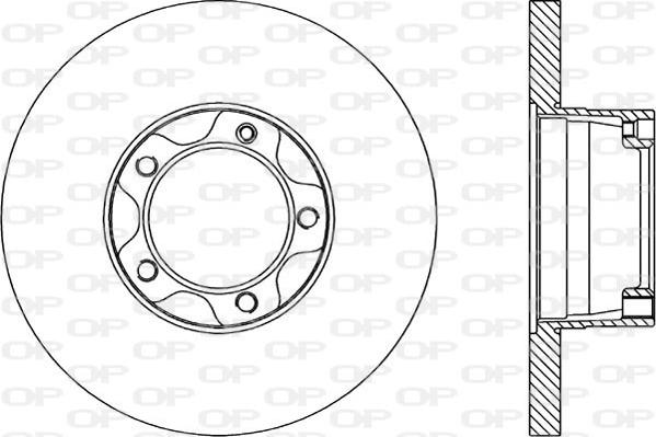 Open Parts BDR1578.10 - Disque de frein cwaw.fr