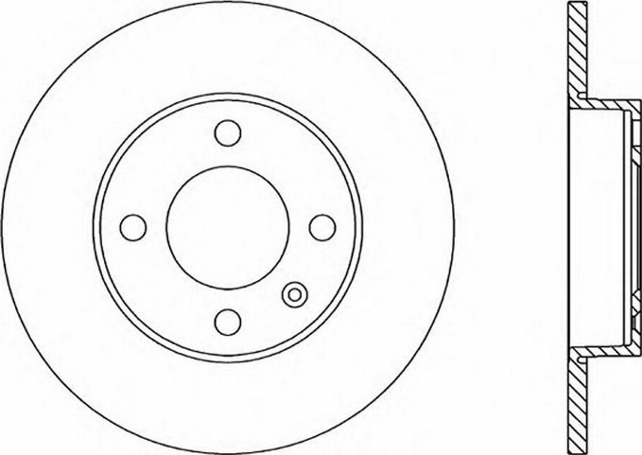 Open Parts BDR1573.10 - Disque de frein cwaw.fr