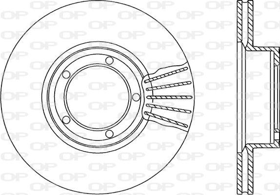 Open Parts BDR1664.20 - Disque de frein cwaw.fr