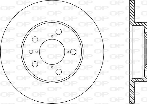 Open Parts BDR1662.10 - Disque de frein cwaw.fr