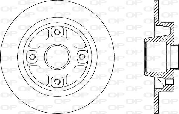 Open Parts BDR1607.10 - Disque de frein cwaw.fr