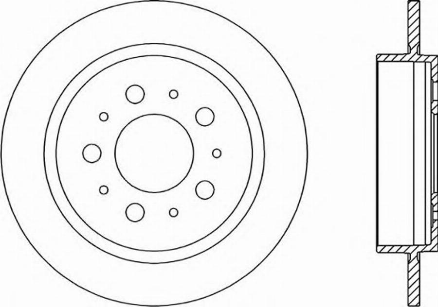 Open Parts BDR1612.10 - Disque de frein cwaw.fr