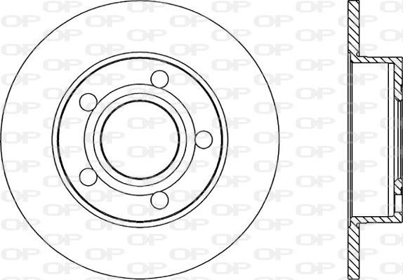 Open Parts BDR1045.10 - Disque de frein cwaw.fr