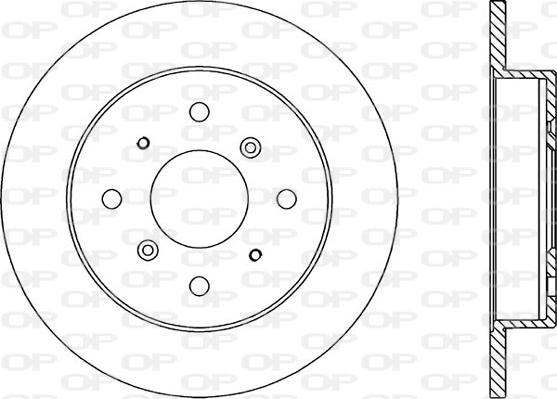 Open Parts BDR1056.10 - Disque de frein cwaw.fr