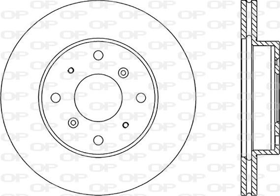 Open Parts BDR1053.20 - Disque de frein cwaw.fr