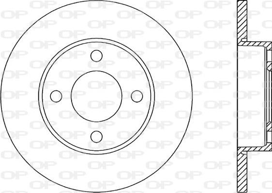 Open Parts BDR1019.10 - Disque de frein cwaw.fr