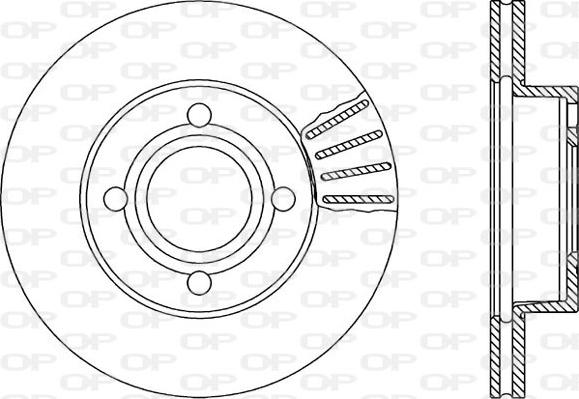 Open Parts BDR1032.20 - Disque de frein cwaw.fr