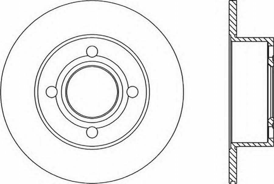 Open Parts BDR1025.10 - Disque de frein cwaw.fr