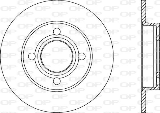 Open Parts BDR1022.10 - Disque de frein cwaw.fr