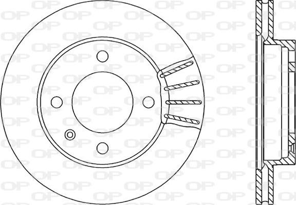 Open Parts BDR1158.20 - Disque de frein cwaw.fr