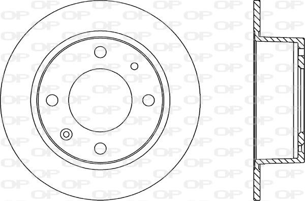 Open Parts BDR1104.10 - Disque de frein cwaw.fr