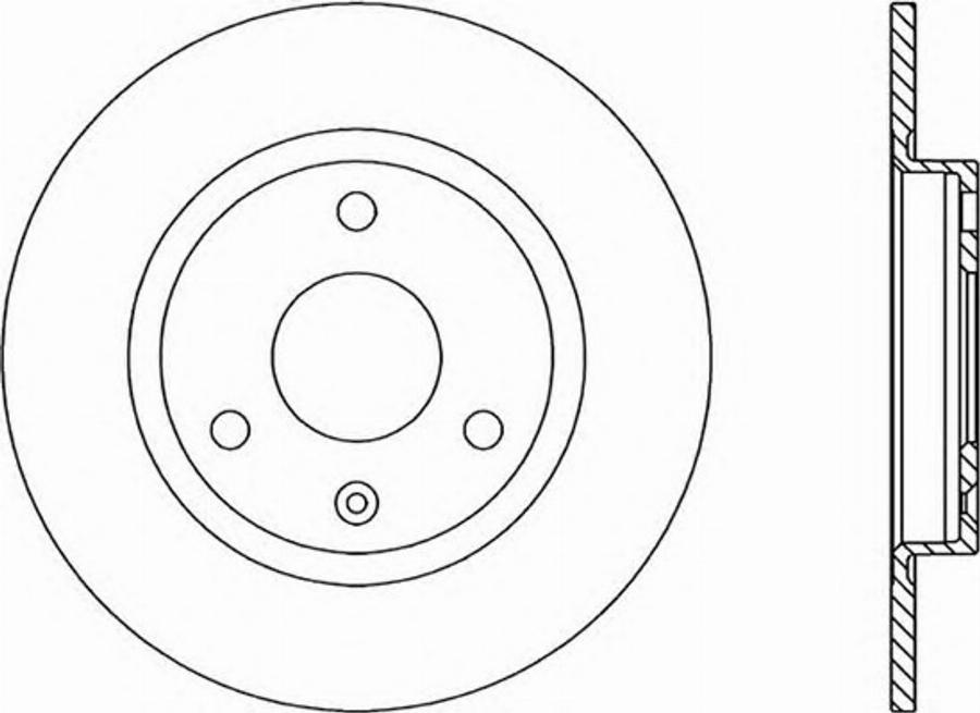 Open Parts BDR1105.10 - Disque de frein cwaw.fr