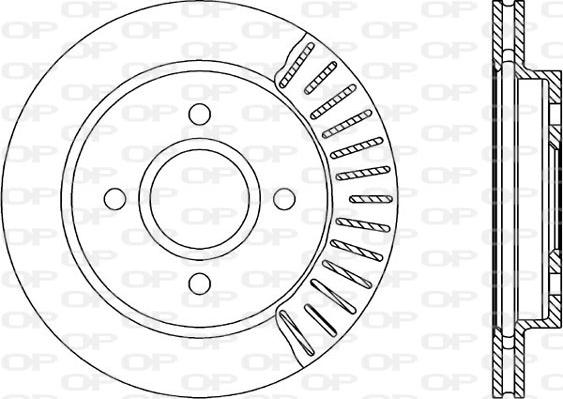 Open Parts BDR1185.20 - Disque de frein cwaw.fr