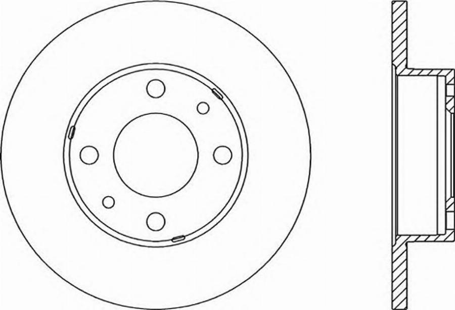 Open Parts BDR1131.10 - Disque de frein cwaw.fr