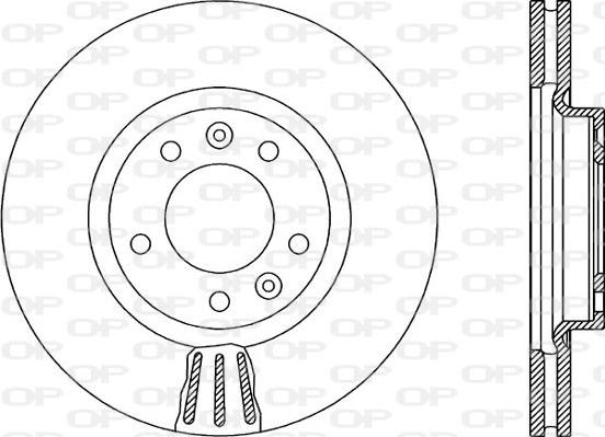 Open Parts BDR1898.20 - Disque de frein cwaw.fr