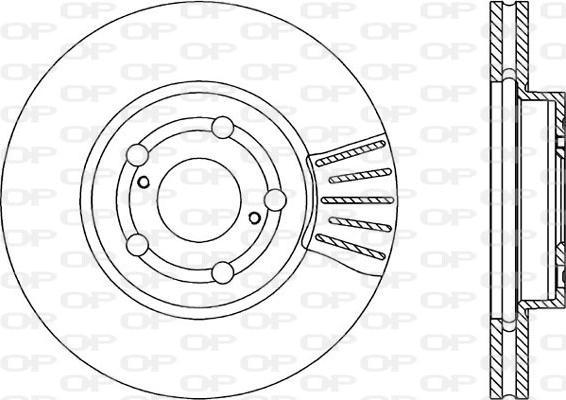 Open Parts BDR1840.20 - Disque de frein cwaw.fr