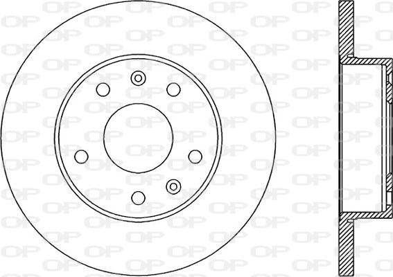 Open Parts BDR1853.10 - Disque de frein cwaw.fr