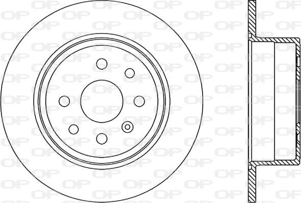 Open Parts BDR1804.10 - Disque de frein cwaw.fr