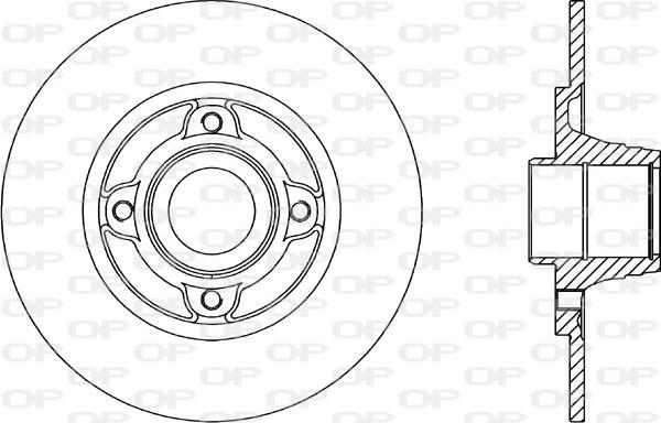 Open Parts BDR1812.10 - Disque de frein cwaw.fr