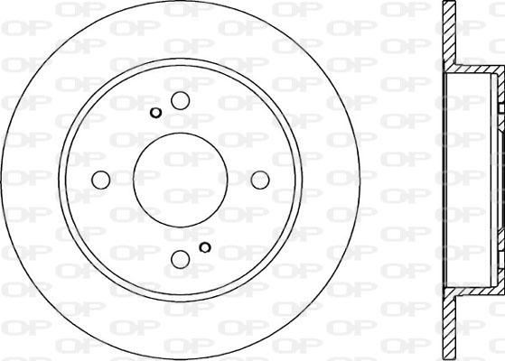 Open Parts BDR1392.10 - Disque de frein cwaw.fr